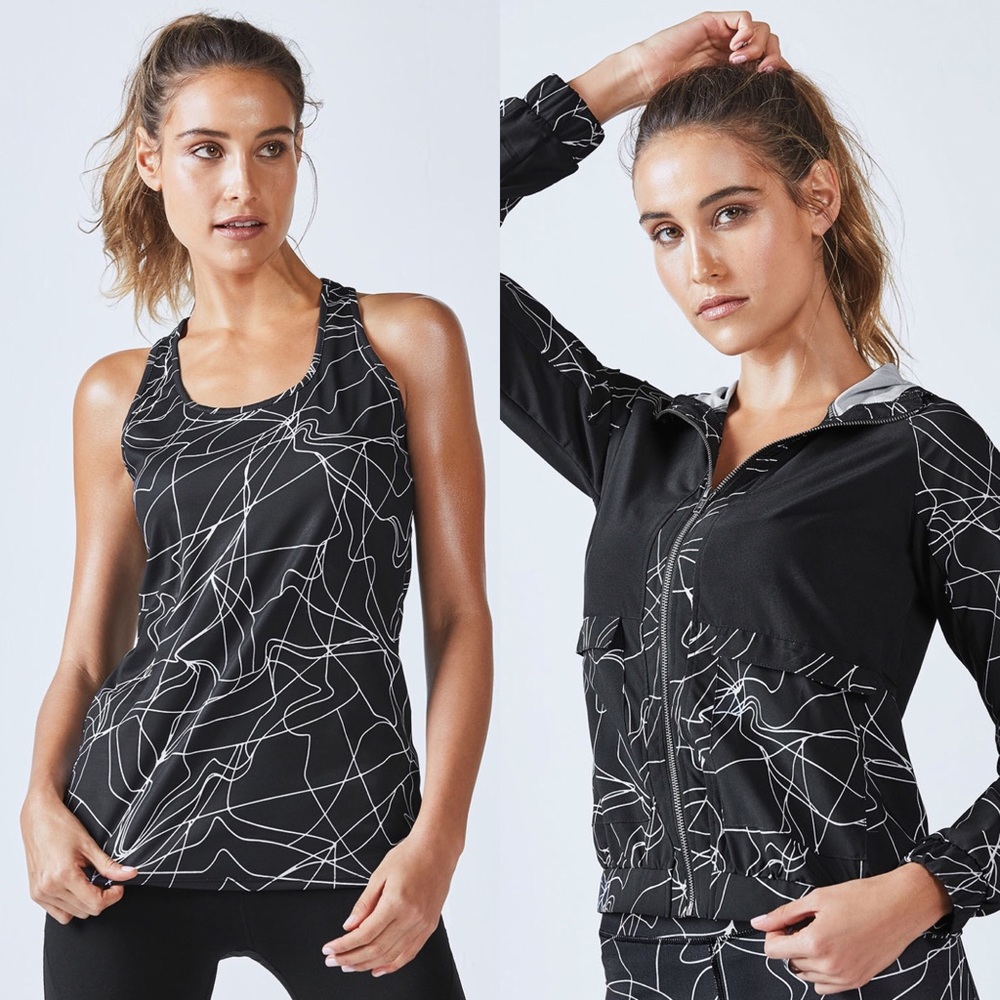 Fabletics Jiae Jacket And Tank Top